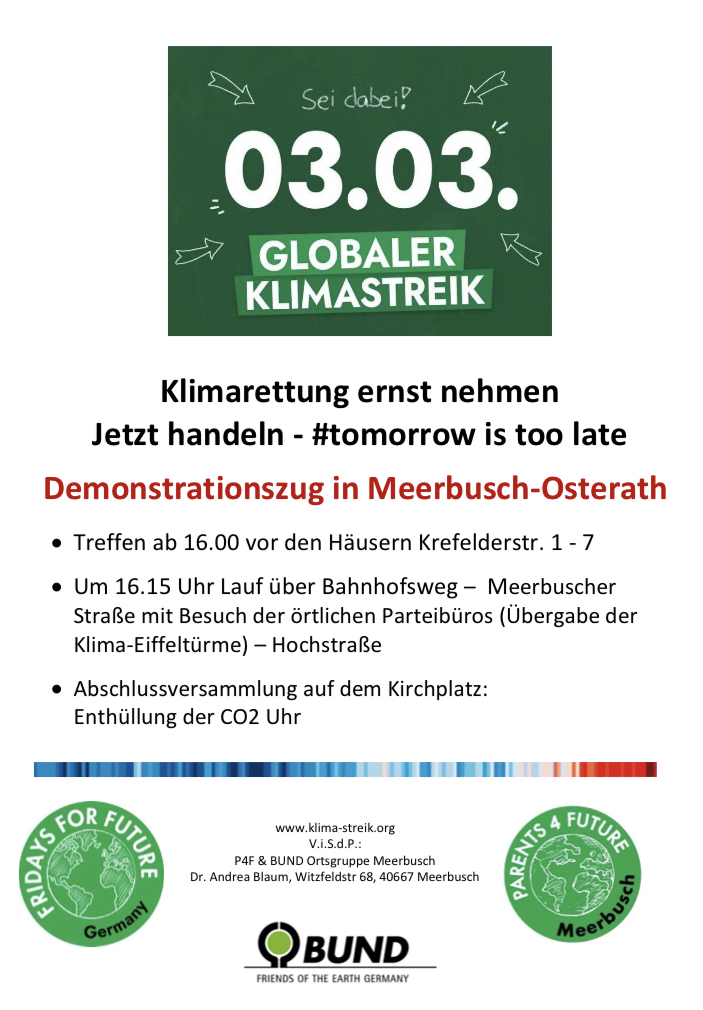 Klima-Demonstration 03.03.23